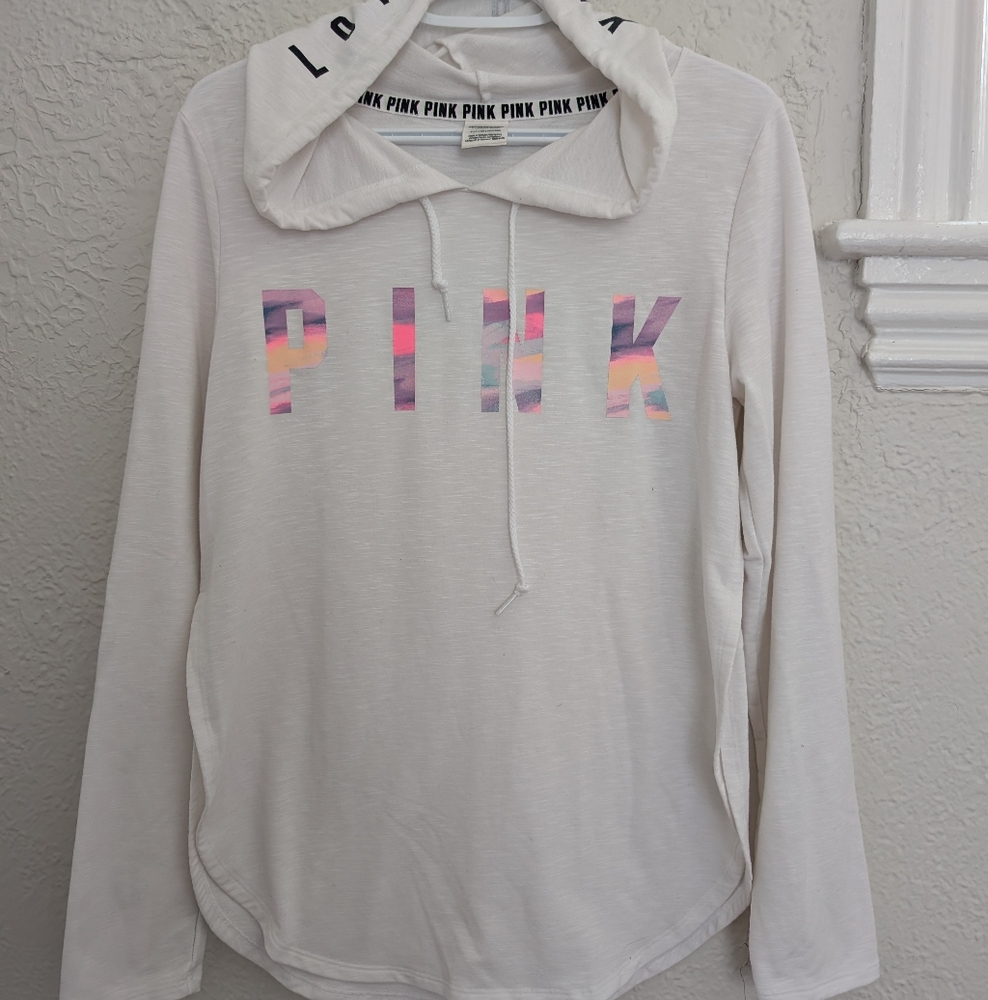 Victoria's Secret PINK White Hoodie